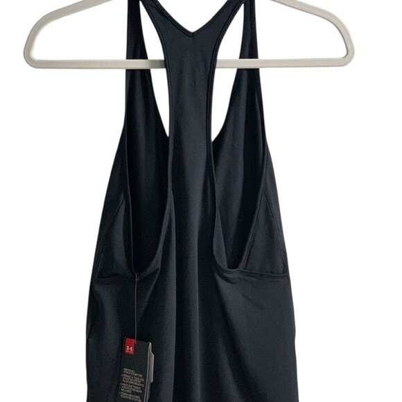 Under Armour Womens Performance Racerback Tank Top UA Sport Shirt- M- Black- NWT - Picture 5 of 11